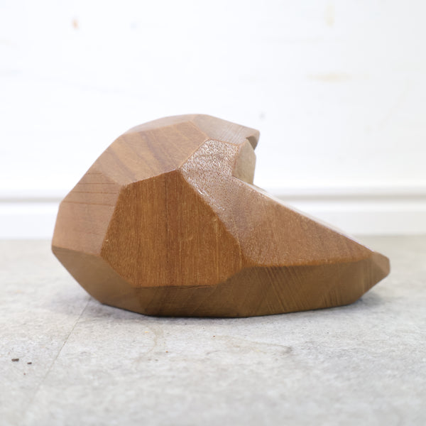 ヘタリ達磨の木彫り像