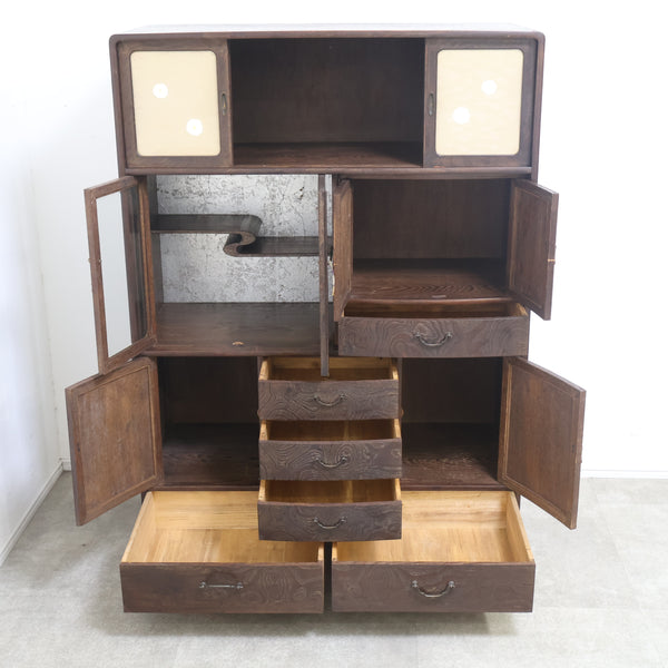 古い茶箪笥・飾り棚