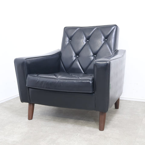 オールドカリモクのシングルソファ・1人掛けソファ ①