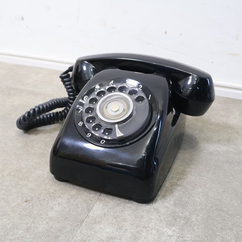 黒電話（ダイヤル式電話機）レトロフォン