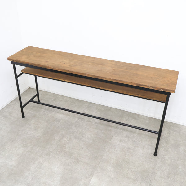鉄脚のカウンターテーブル・作業台