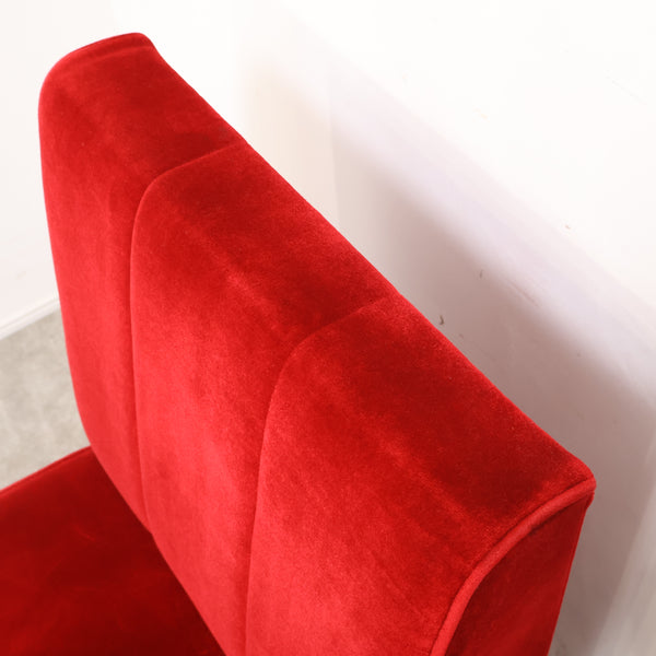 レトロなボックスソファ 1人掛け（ラウンジ・純喫茶）