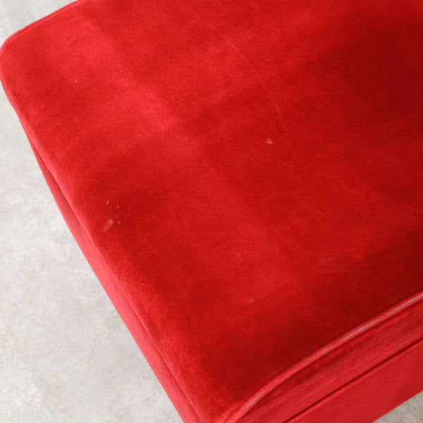 レトロなボックスソファ 1人掛け（ラウンジ・純喫茶）