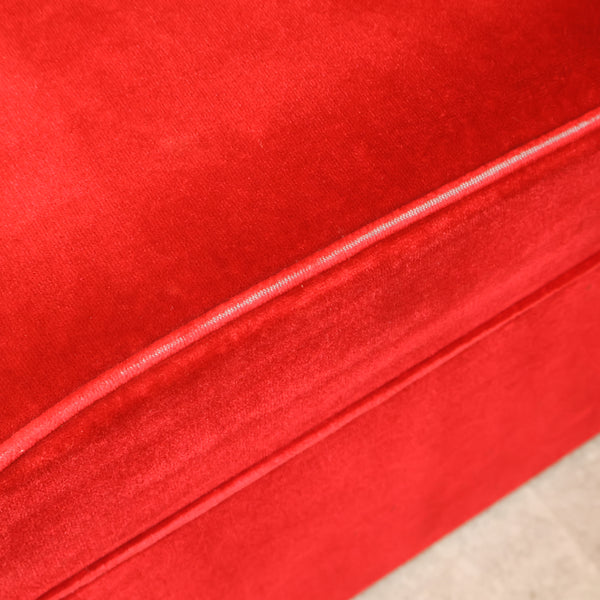 レトロなボックスソファ 1人掛け（ラウンジ・純喫茶）