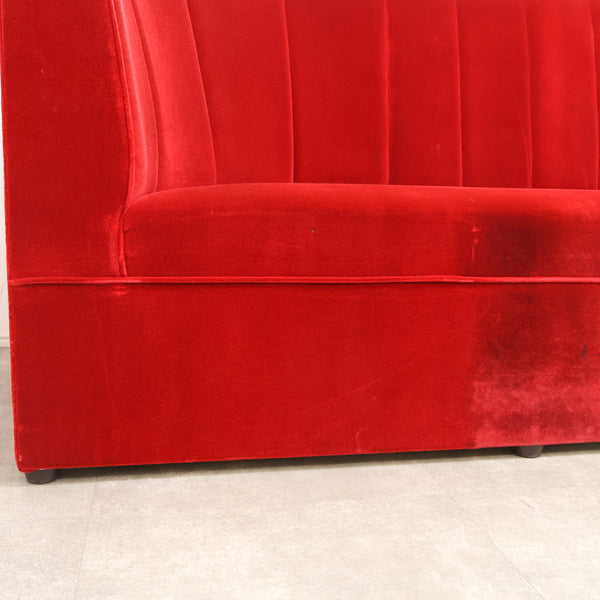 レトロなボックスソファ 2人掛けコーナータイプ（ラウンジ・純喫茶）①