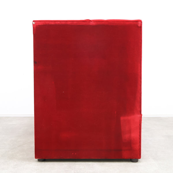 レトロなボックスソファ 2人掛けコーナータイプ（ラウンジ・純喫茶）①