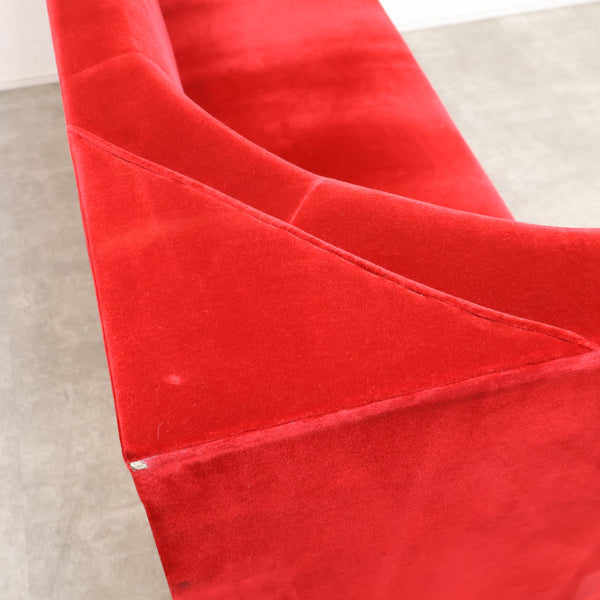 レトロなボックスソファ 2人掛けコーナータイプ（ラウンジ・純喫茶）①