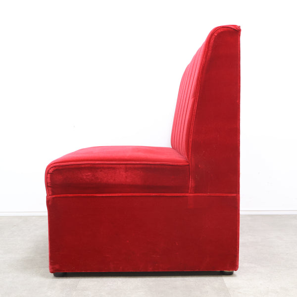 レトロなボックスソファ 2人掛け（ラウンジ・純喫茶）①