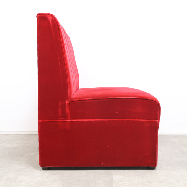 レトロなボックスソファ 2人掛け（ラウンジ・純喫茶）①