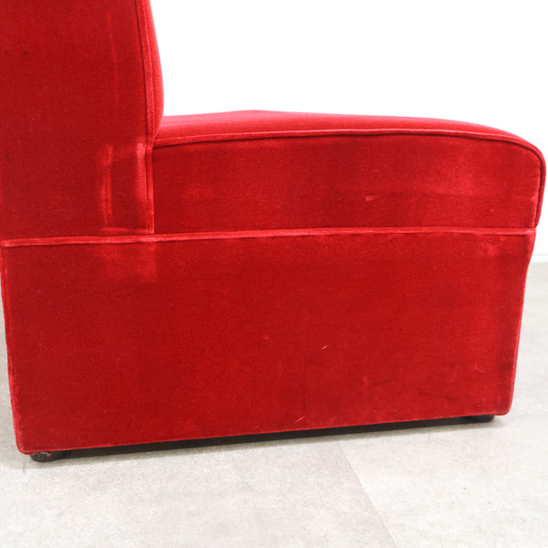 レトロなボックスソファ 2人掛け（ラウンジ・純喫茶）①