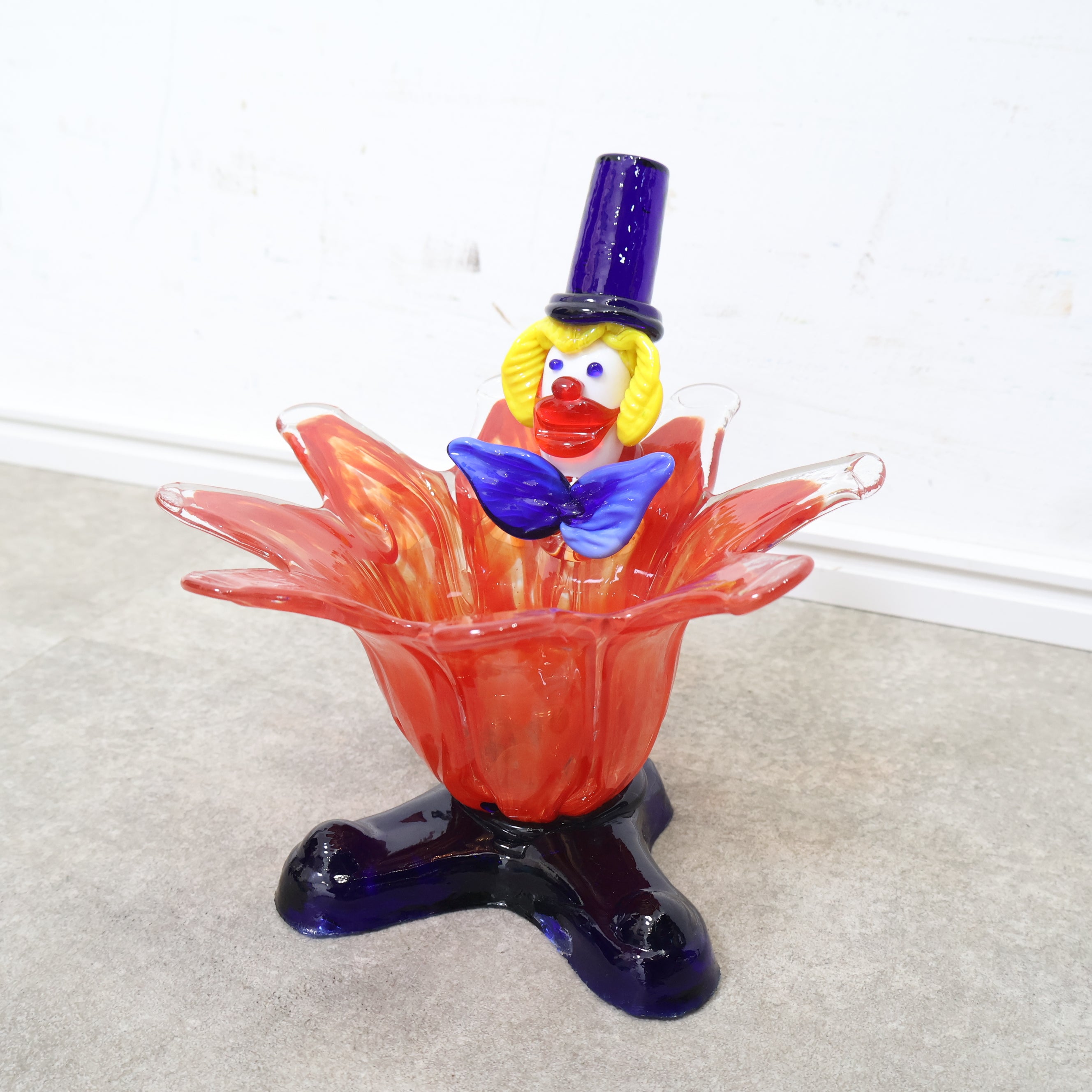 ガラス製ピエロのオブジェ（小物入れ） – バナルオンラインショップ