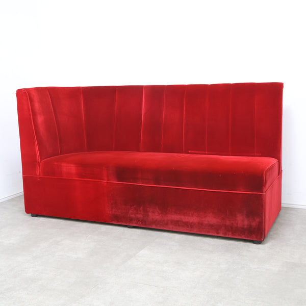 レトロなボックスソファ 2人掛けコーナータイプ（ラウンジ・純喫茶）②