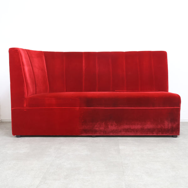 レトロなボックスソファ 2人掛けコーナータイプ（ラウンジ・純喫茶）②