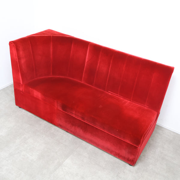 レトロなボックスソファ 2人掛けコーナータイプ（ラウンジ・純喫茶）②