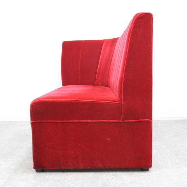 レトロなボックスソファ 2人掛けコーナータイプ（ラウンジ・純喫茶）②