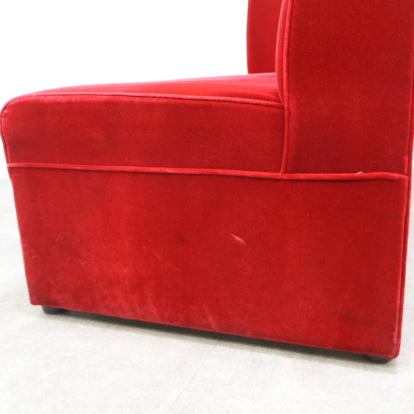 レトロなボックスソファ 2人掛けコーナータイプ（ラウンジ・純喫茶）②