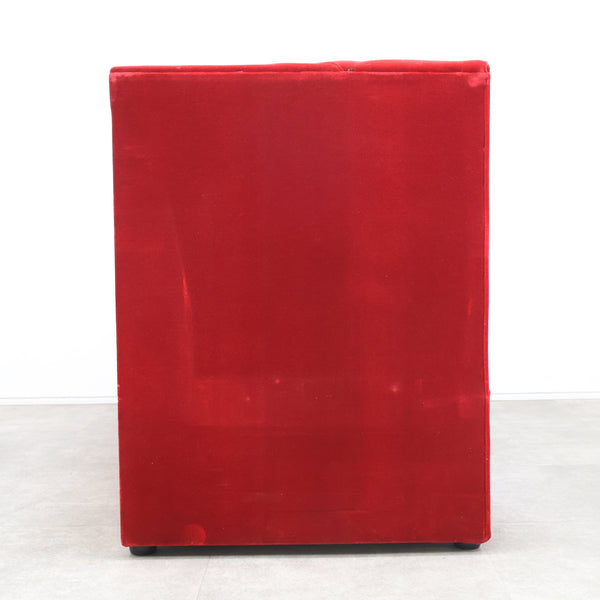 レトロなボックスソファ 2人掛けコーナータイプ（ラウンジ・純喫茶）②