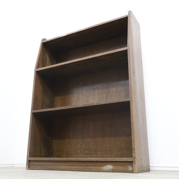 古い木製本棚・ブックシェルフ