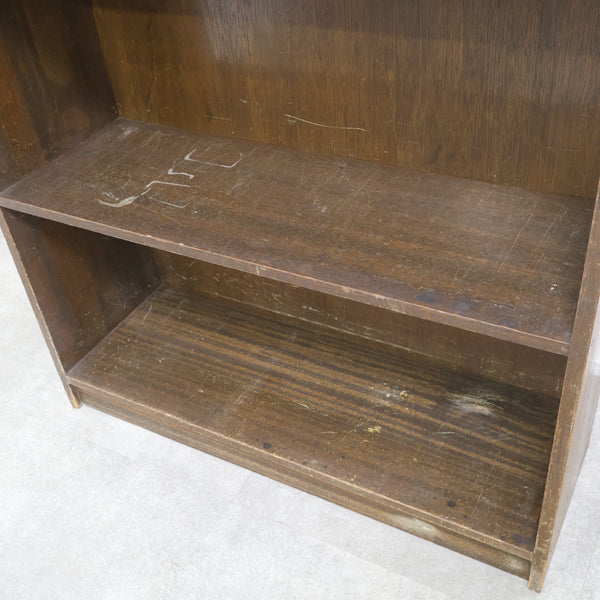 古い木製本棚・ブックシェルフ