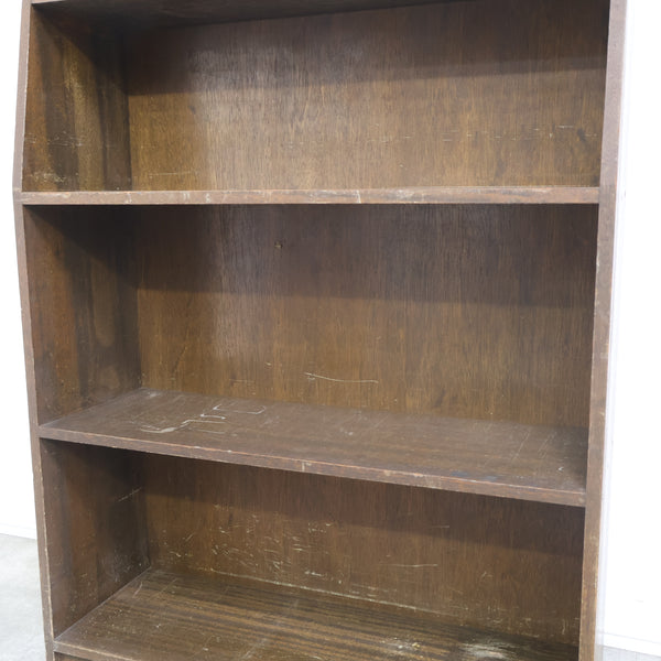 古い木製本棚・ブックシェルフ