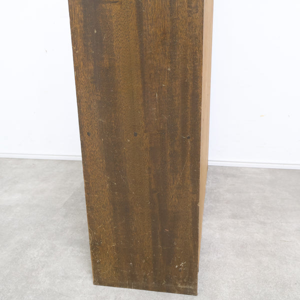 古い木製本棚・ブックシェルフ