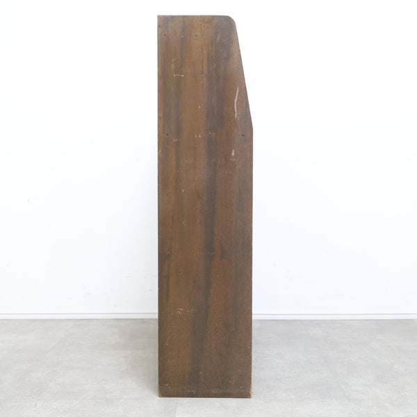 古い木製本棚・ブックシェルフ