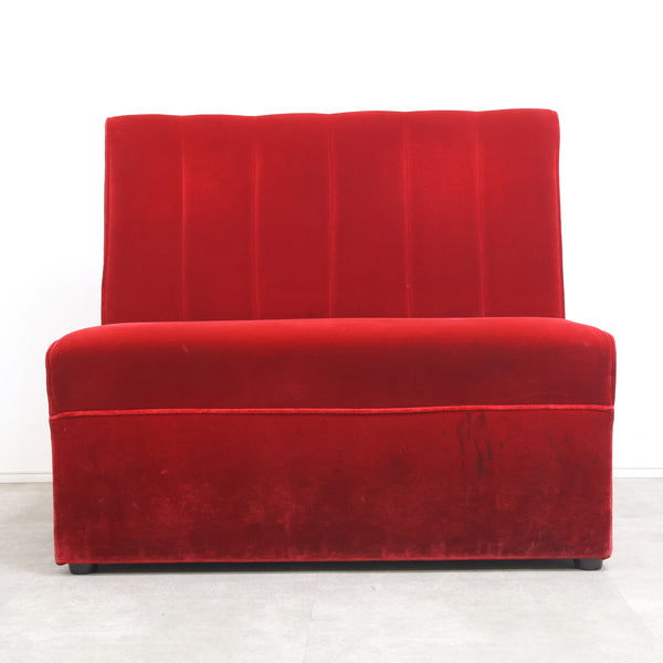 レトロなボックスソファ 2人掛け（ラウンジ・純喫茶）②