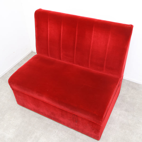 レトロなボックスソファ 2人掛け（ラウンジ・純喫茶）②