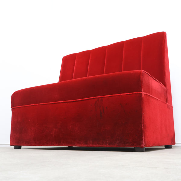 レトロなボックスソファ 2人掛け（ラウンジ・純喫茶）②