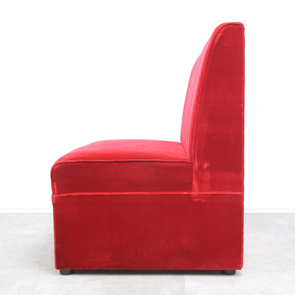 レトロなボックスソファ 2人掛け（ラウンジ・純喫茶）②