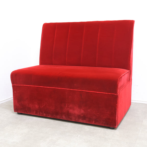 レトロなボックスソファ 2人掛け（ラウンジ・純喫茶）③