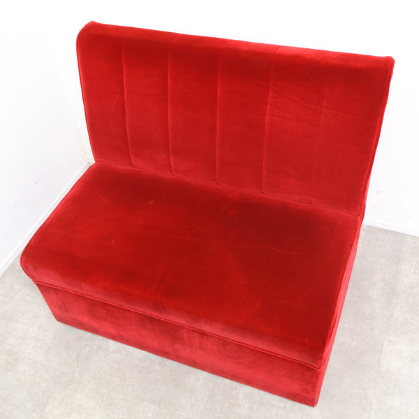 レトロなボックスソファ 2人掛け（ラウンジ・純喫茶）③