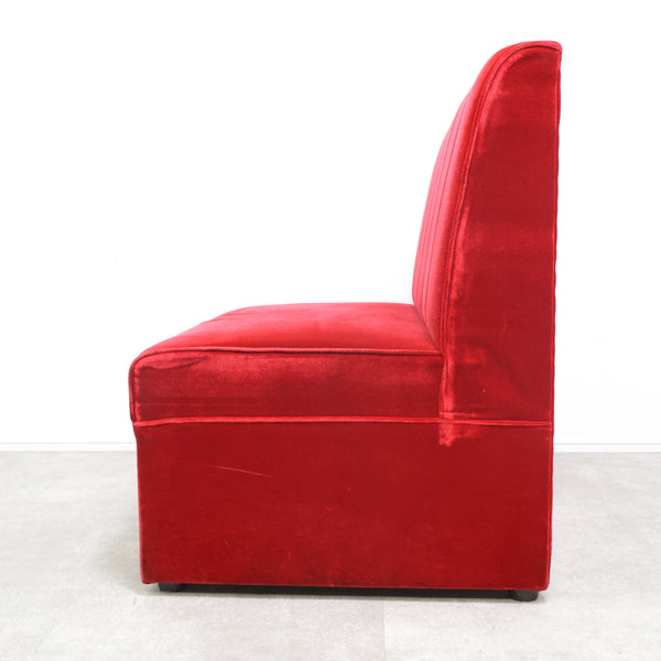 レトロなボックスソファ 2人掛け（ラウンジ・純喫茶）③