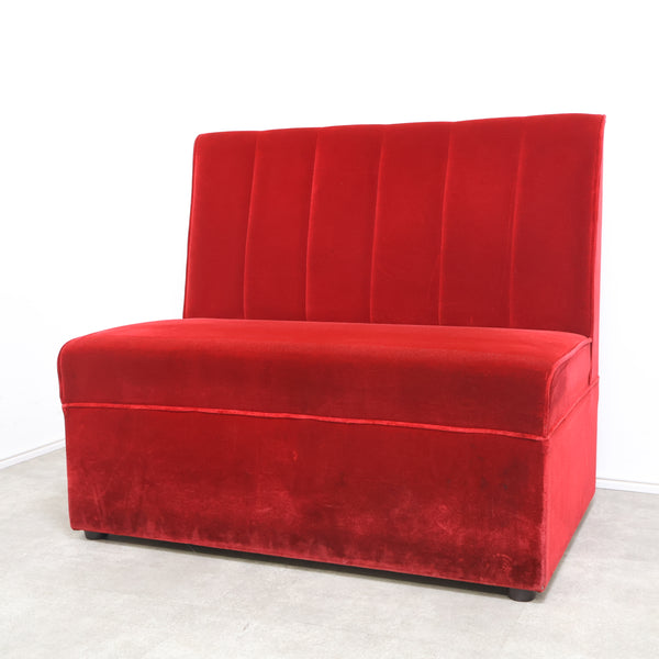 レトロなボックスソファ 2人掛け（ラウンジ・純喫茶）④