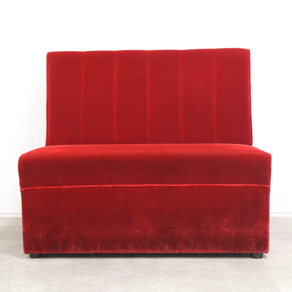 レトロなボックスソファ 2人掛け（ラウンジ・純喫茶）④