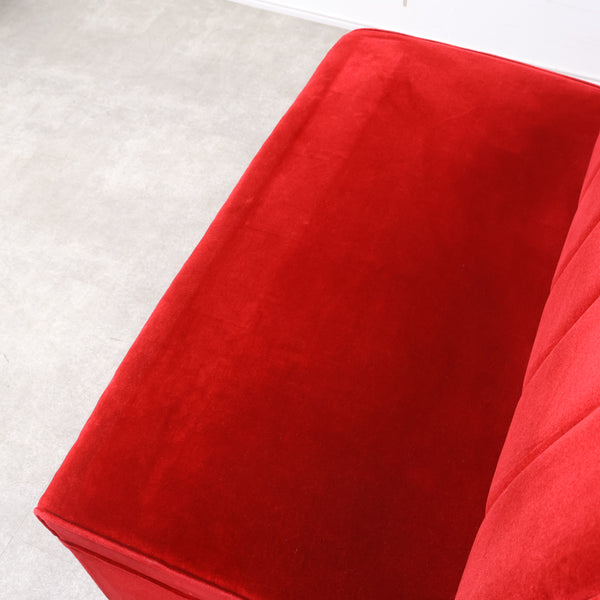 レトロなボックスソファ 2人掛け（ラウンジ・純喫茶）④