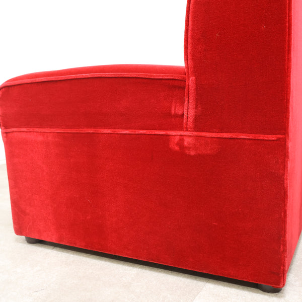 レトロなボックスソファ 2人掛け（ラウンジ・純喫茶）⑤