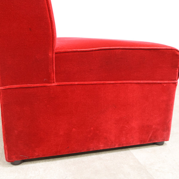 レトロなボックスソファ 2人掛け（ラウンジ・純喫茶）⑤