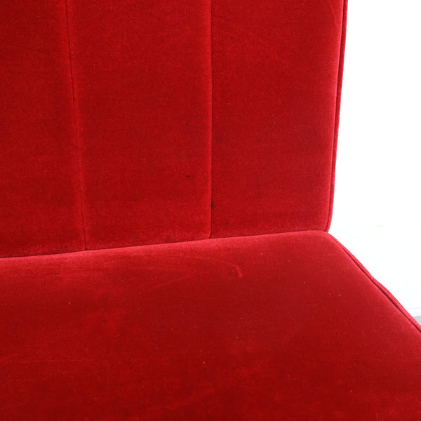 レトロなボックスソファ 2人掛け（ラウンジ・純喫茶）⑥