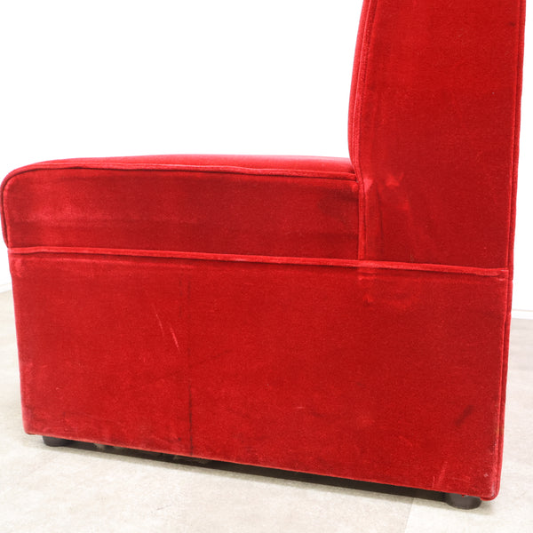 レトロなボックスソファ 2人掛け（ラウンジ・純喫茶）⑥