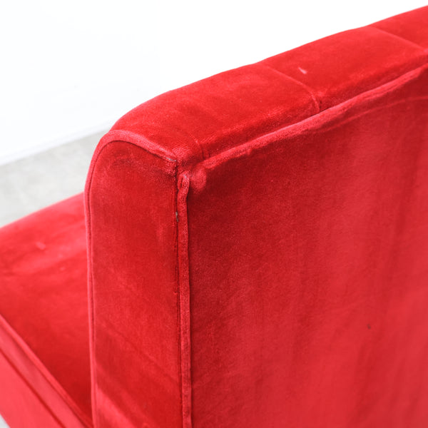 レトロなボックスソファ 2人掛け（ラウンジ・純喫茶）⑥