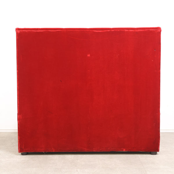 レトロなボックスソファ 2人掛け（ラウンジ・純喫茶）⑥