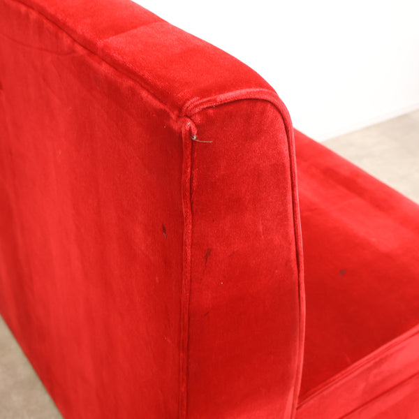 レトロなボックスソファ 2人掛け（ラウンジ・純喫茶）⑥