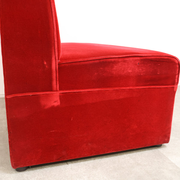 レトロなボックスソファ 2人掛け（ラウンジ・純喫茶）⑥