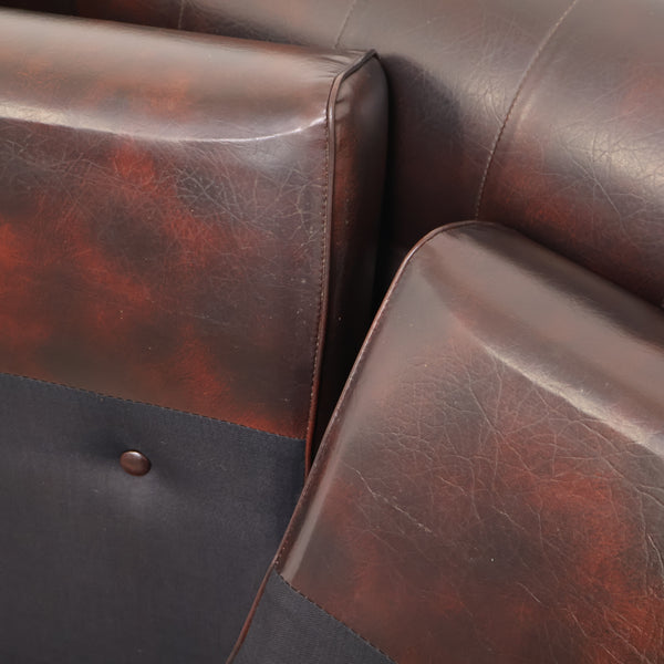 レトロな3人掛けソファ