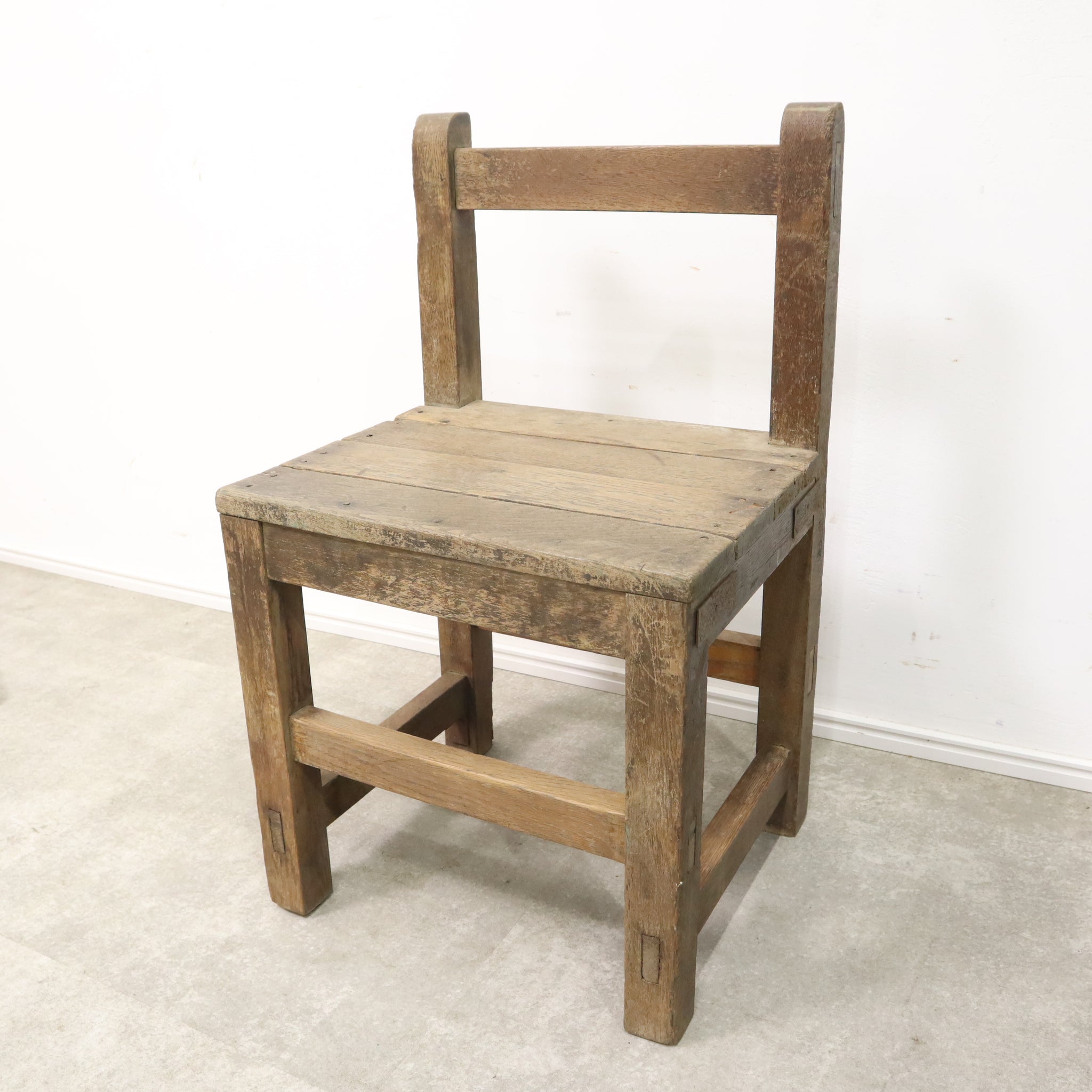 古い木製椅子・キッズチェア No.1