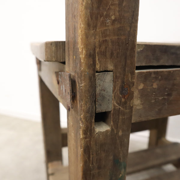 古い木製椅子・キッズチェア No.2