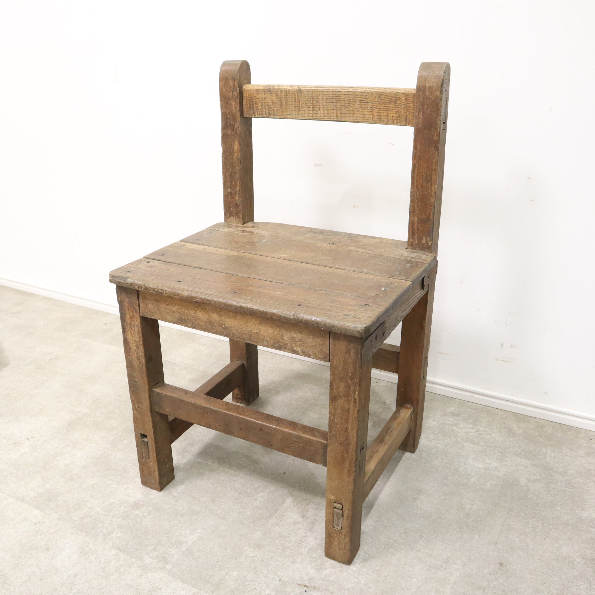 古い木製椅子・キッズチェア No.3