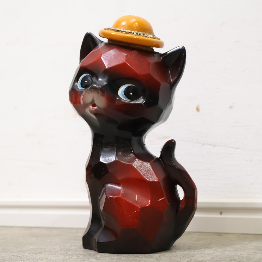 備前焼　猫貯金箱 備前焼 招き猫 貯金箱 （左手 招福）t-11 その他インテリア雑貨