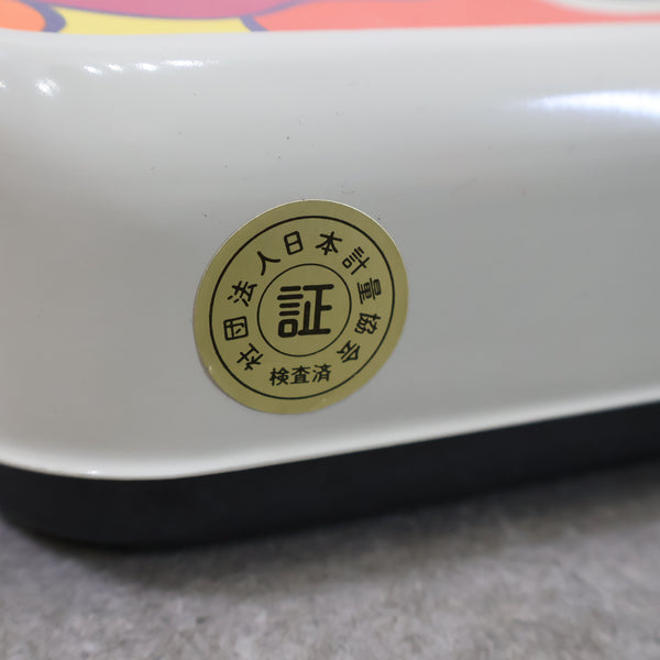 花がらの体重計
